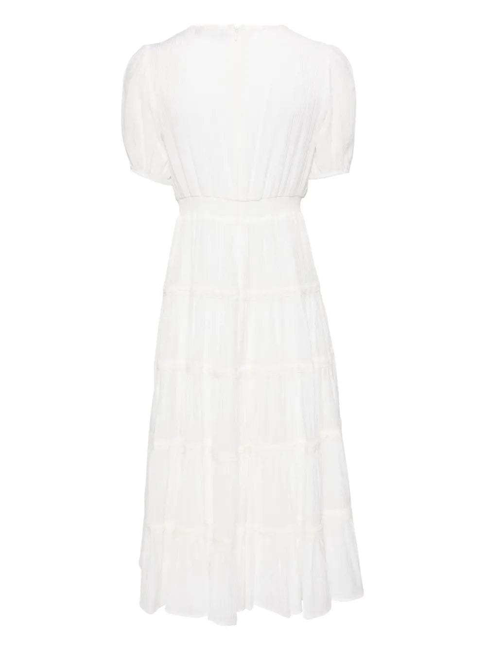Poplin Ruffled Dress