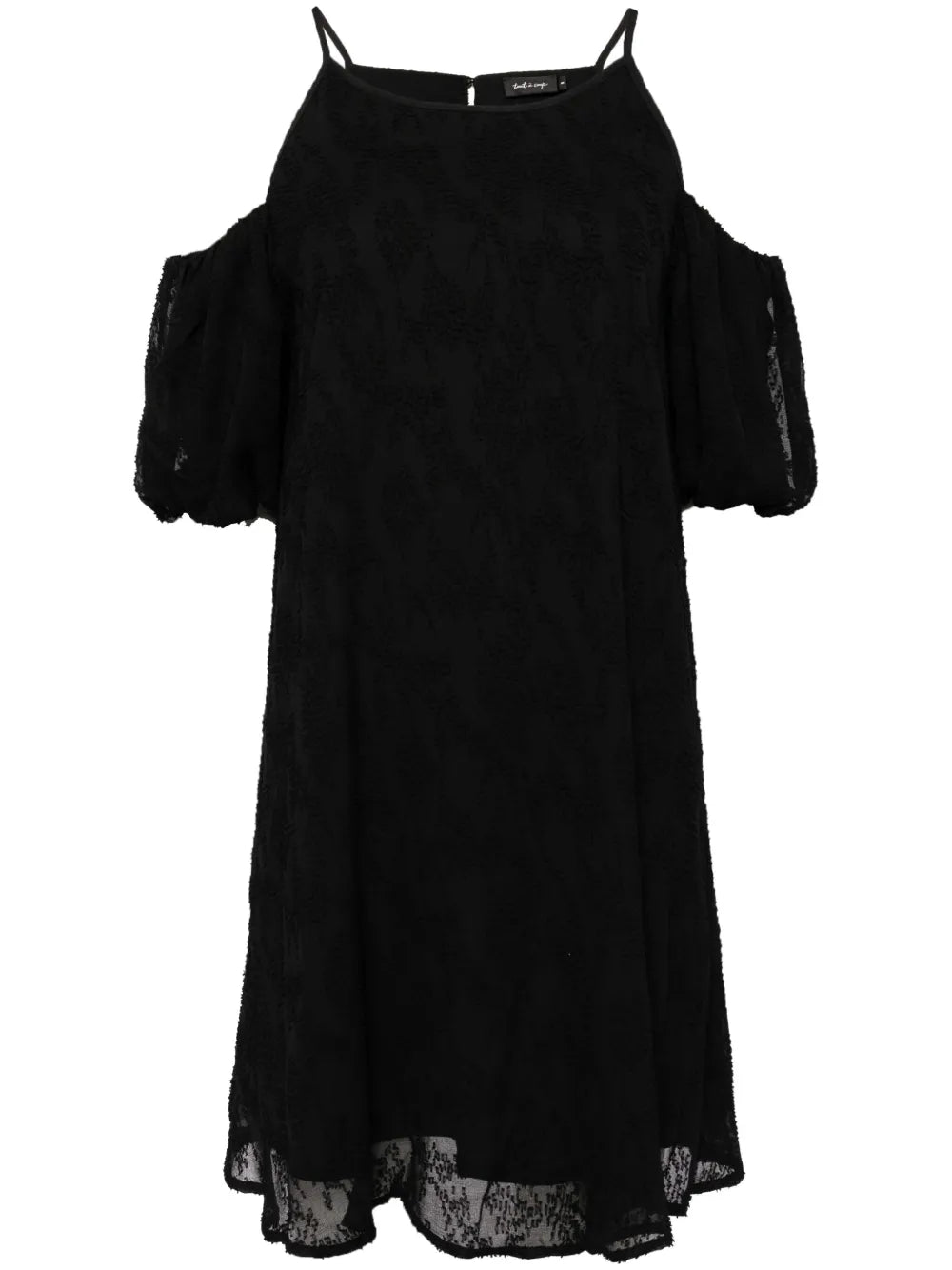 Open Shoulder A-Line Dress