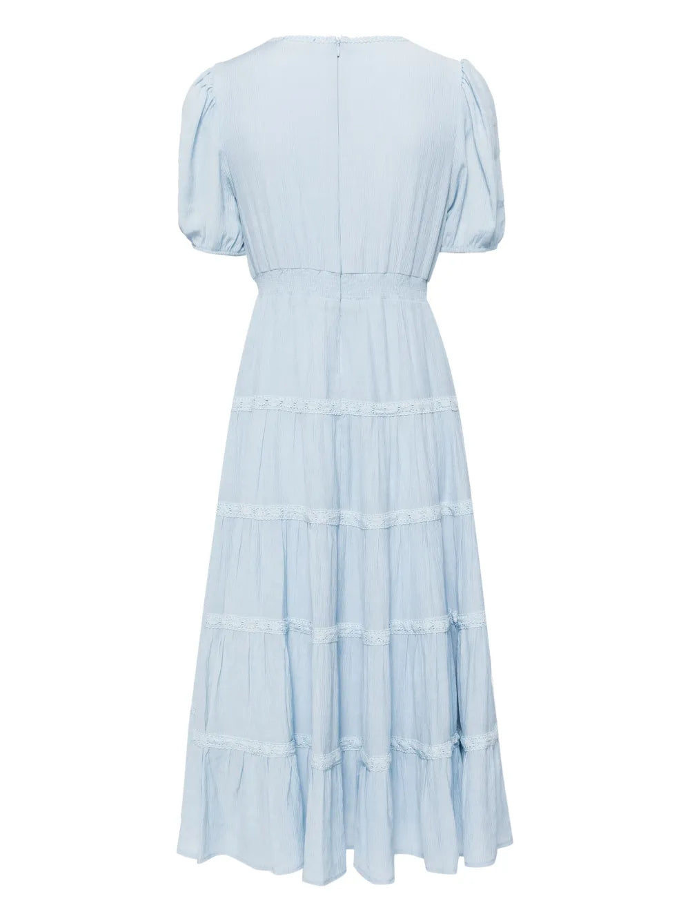 Tiered Laced Mid-Lenght Dress