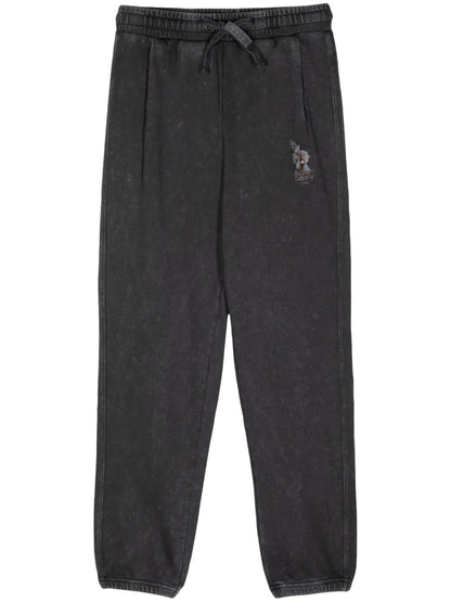 Drawstring Logo-Print Trousers