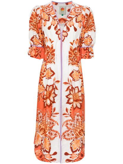Aura Floral Midi Dress