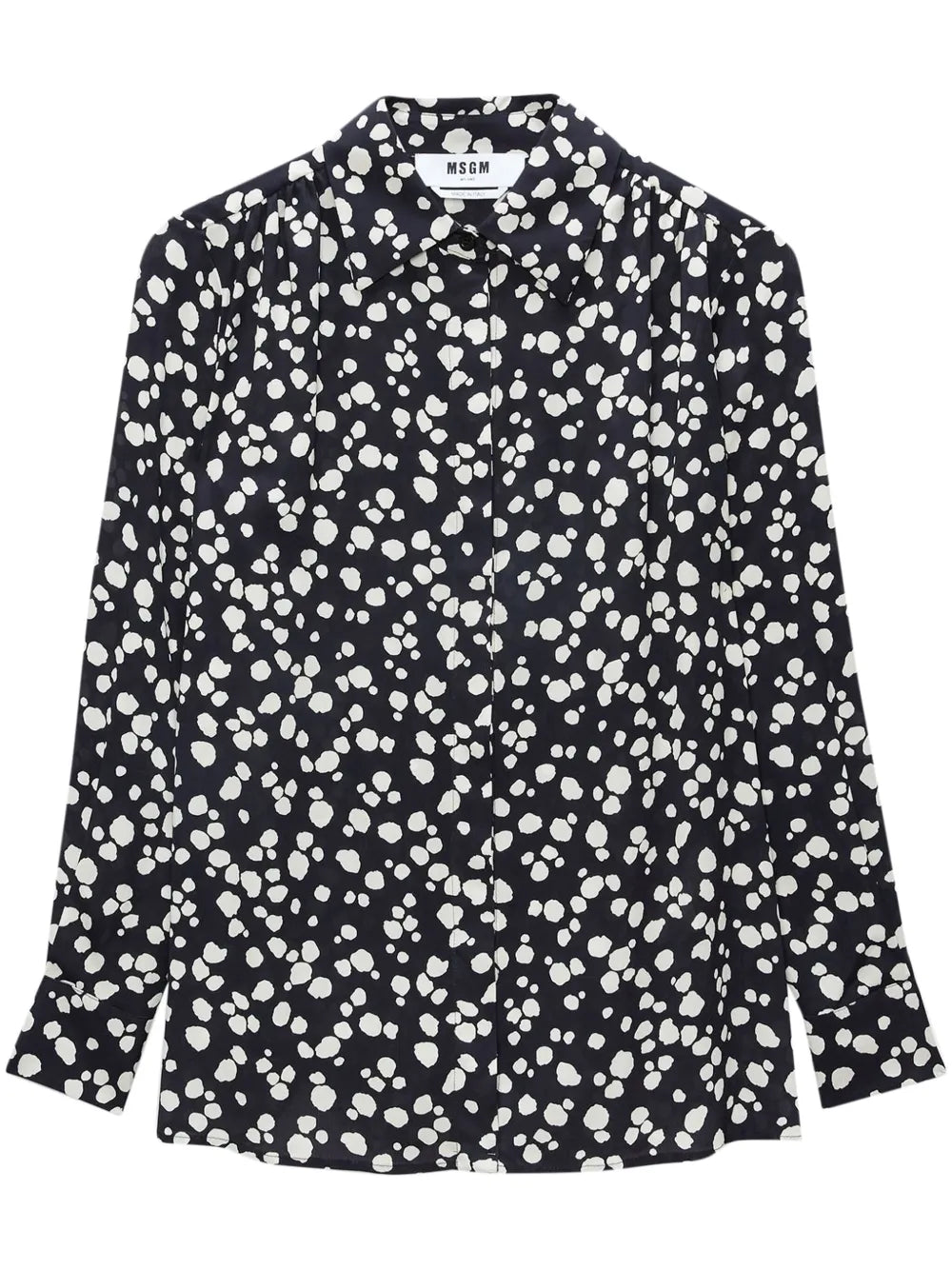 Polka-Dot Long-Sleeve Shirt