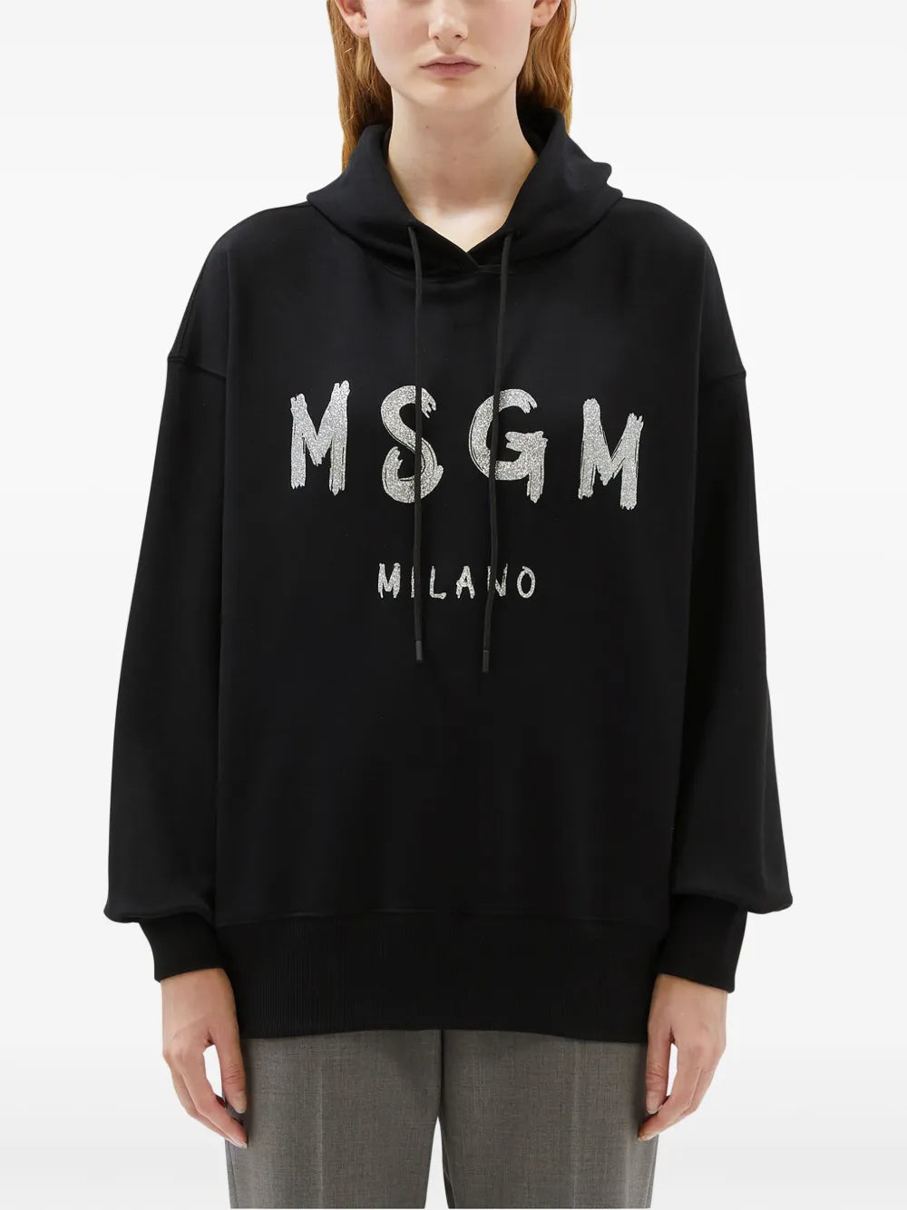 Logo-Print Cotton Hoodie