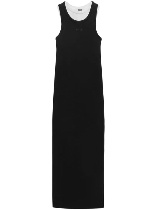 Layered Ribbed Maxi Dress