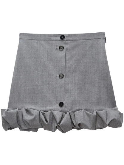 Ruffled Mini Skirt
