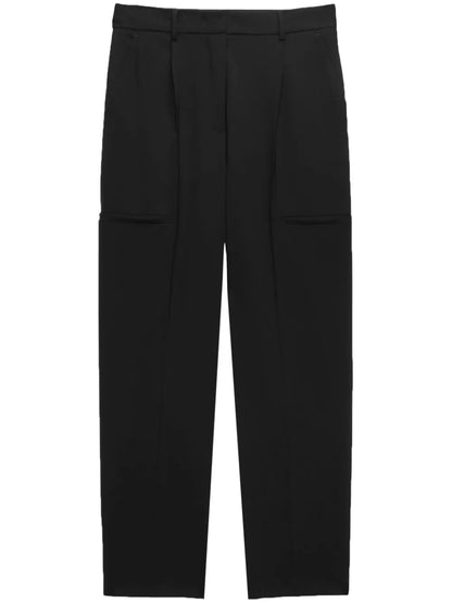 Mid-Rise Straight-Leg Jeans
