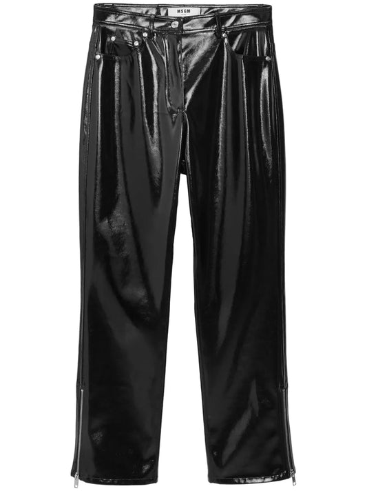 Drop-Crotch Tapered Trousers
