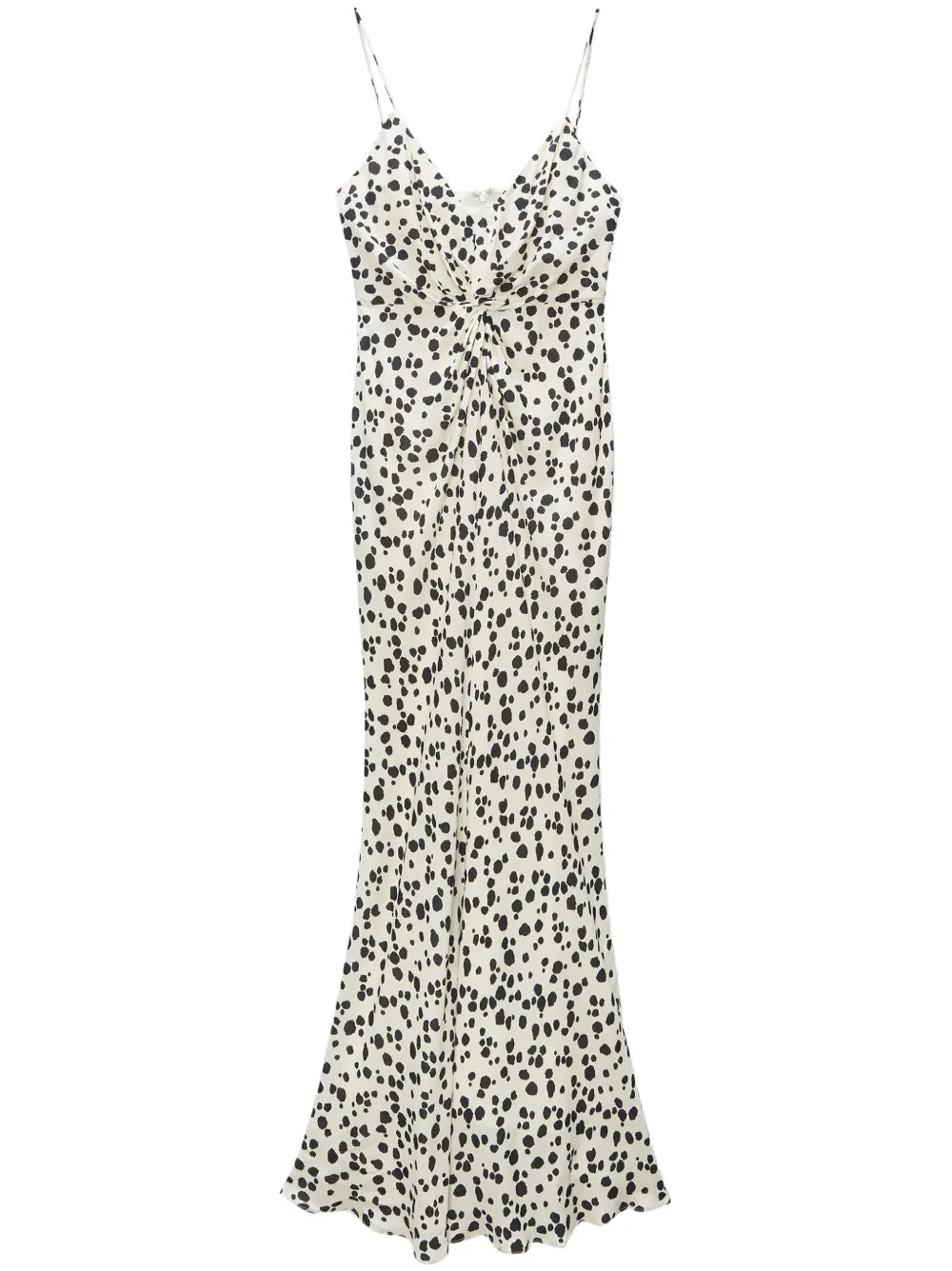Spot-Print Maxi Dress
