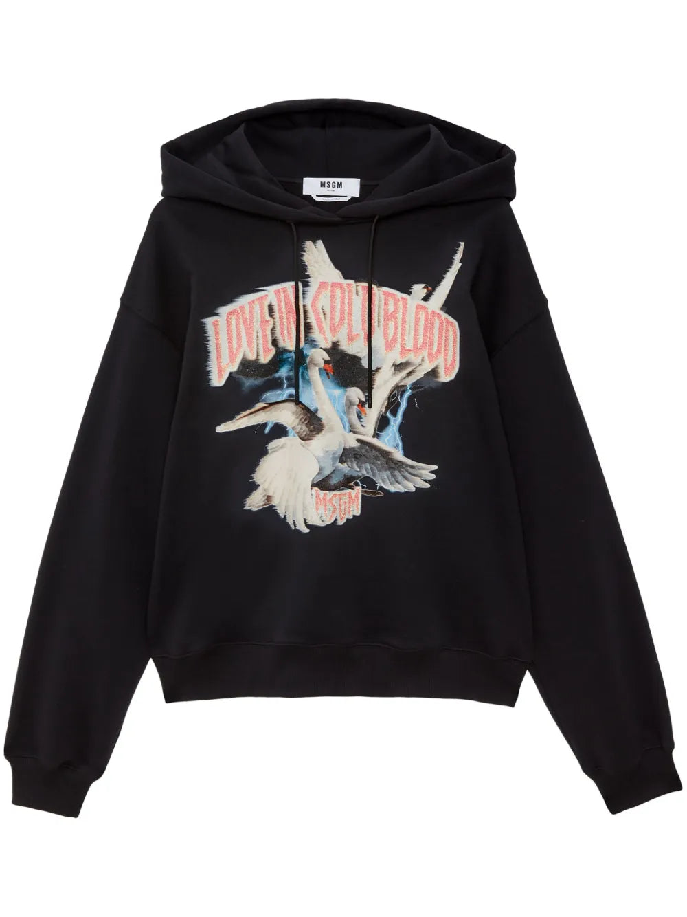 Graphic-Print Cotton Hoodie