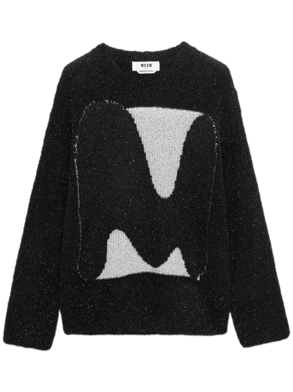 Intarsia-Knit Logo Jumper