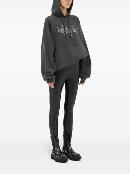 Studded Logo Hoodie