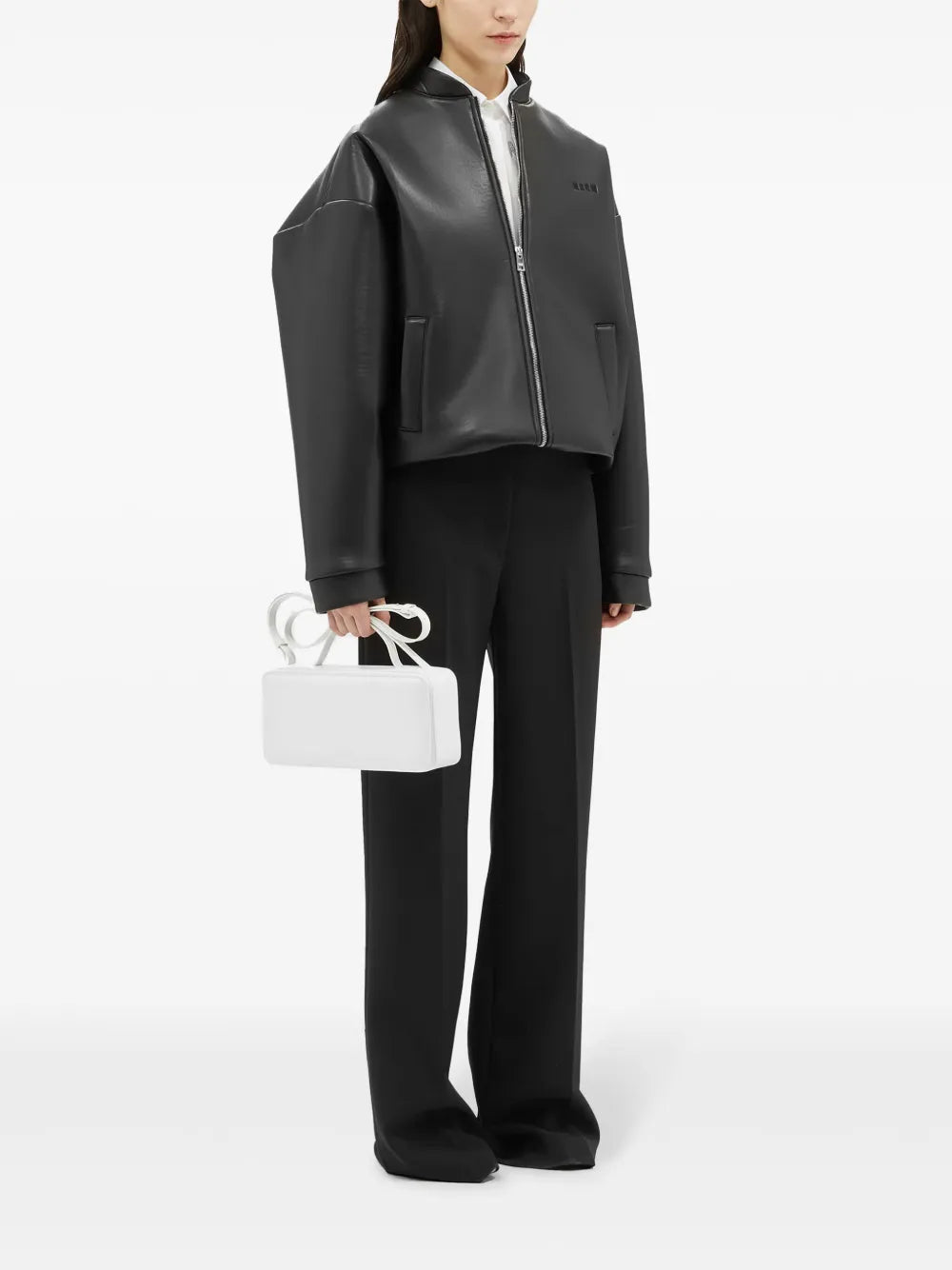 High-Waist Tailored Trousers