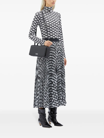 All-Over-Logo-Print Skirt