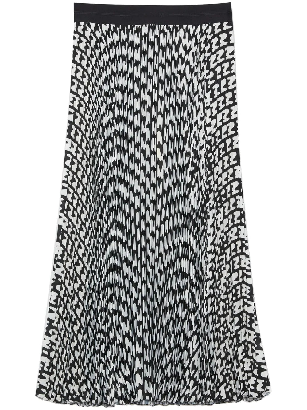 All-Over-Logo-Print Skirt