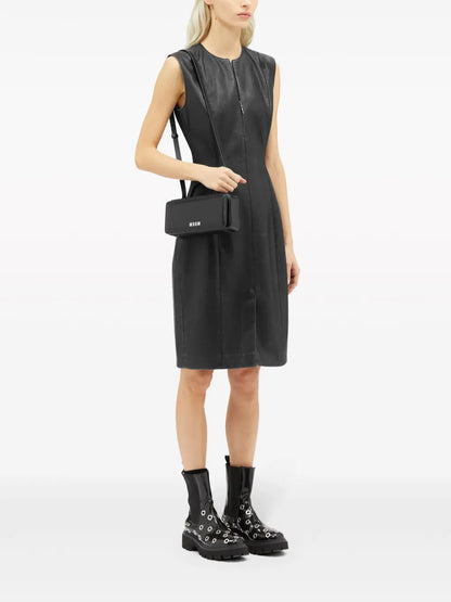 Half-Zip Midi Dress