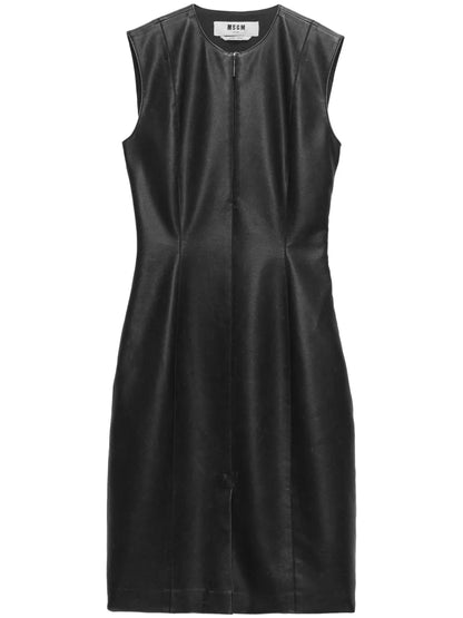 Half-Zip Midi Dress
