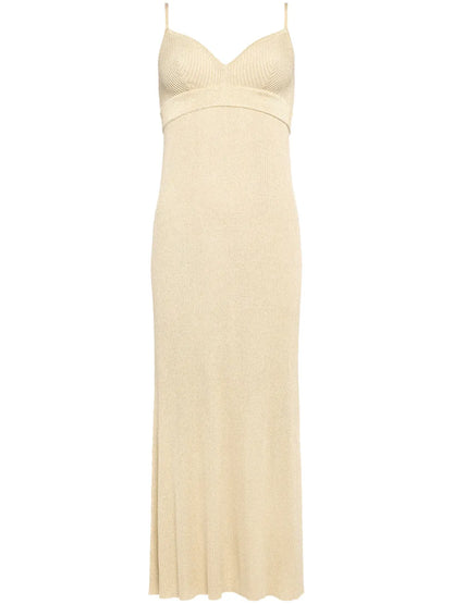 Gold Midi Dress
