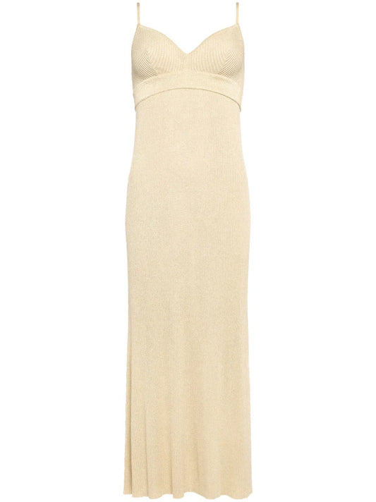 Gold Midi Dress