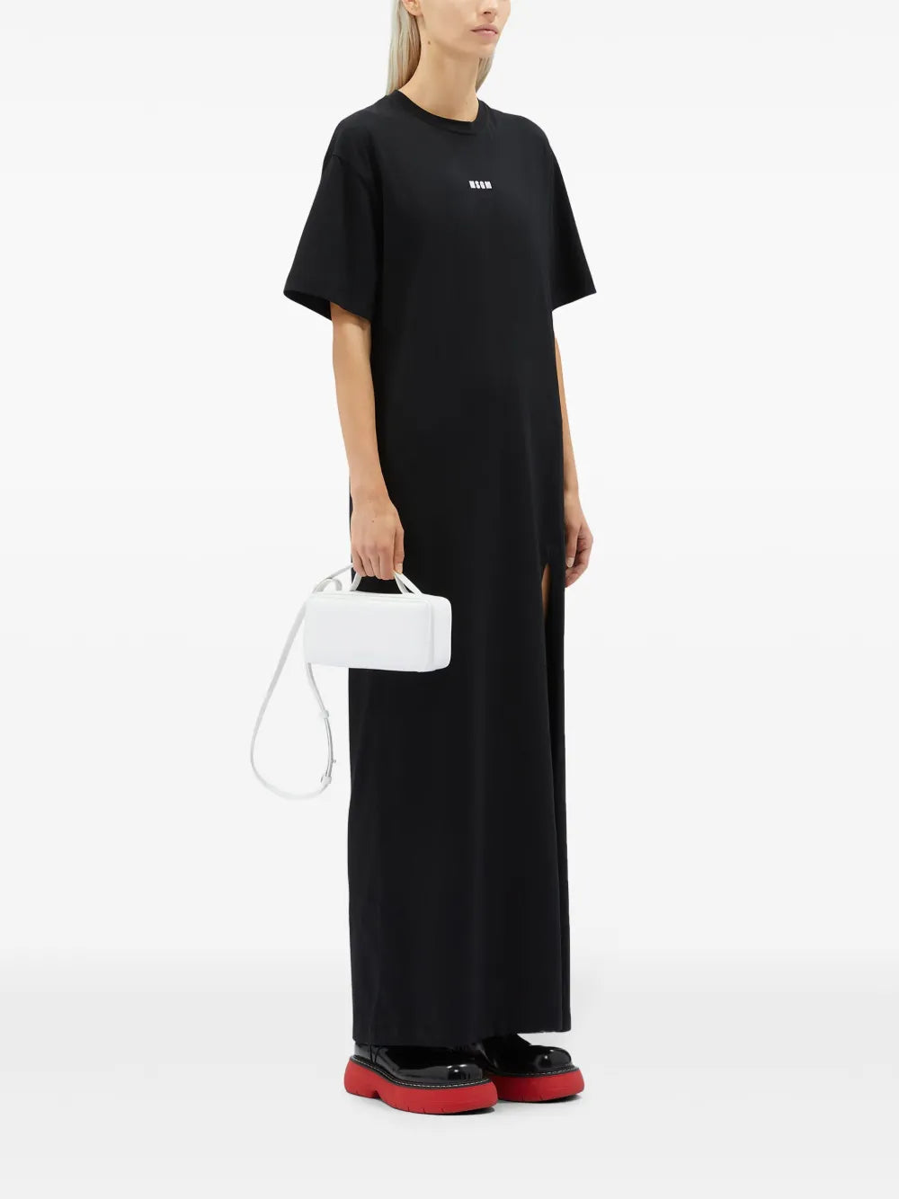 Logo-Print Cotton Maxi Dress
