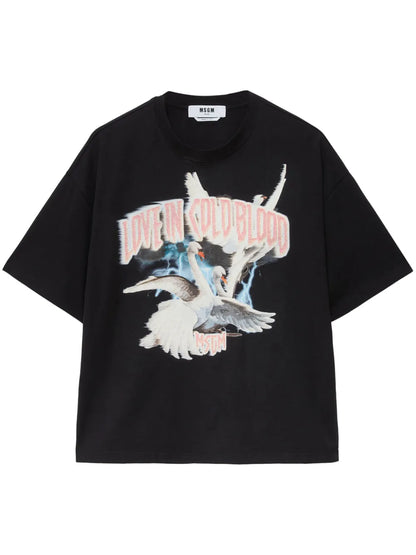 Graphic-Print Cotton T-Shirt