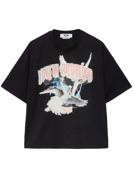 Graphic-Print Cotton T-Shirt
