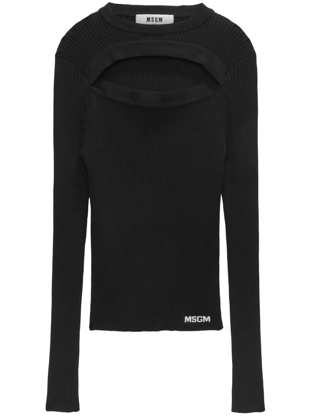 Cut Out Knitted Top