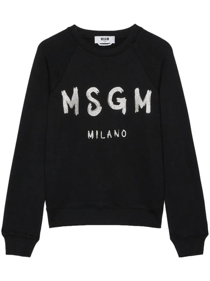 Logo-Print Cotton Sweatshirt