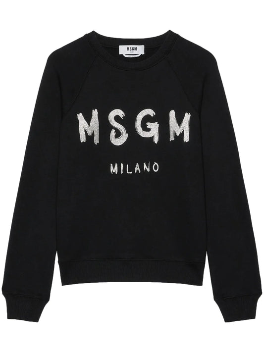 Logo-Print Cotton Sweatshirt