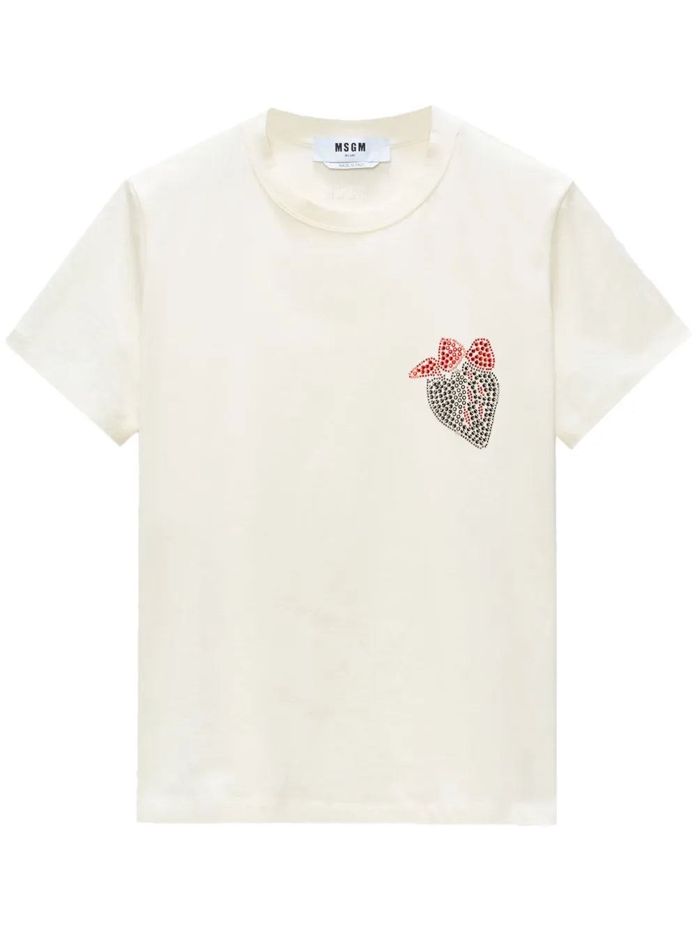 Crystal-Embellished Crew-Neck T-Shirt