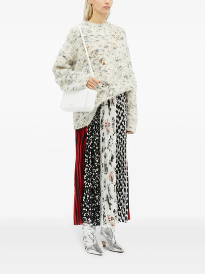 Patchwork-Print Skirt