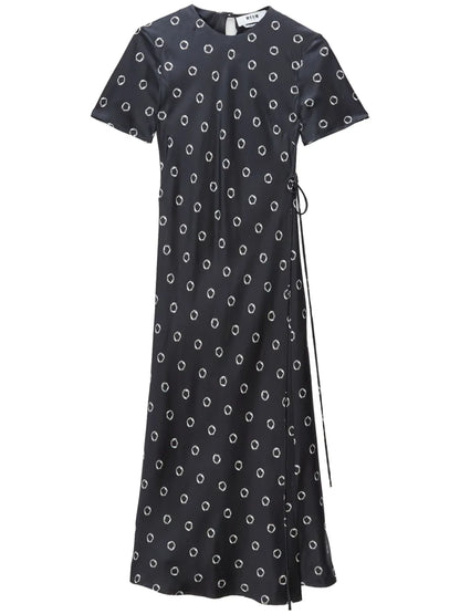 Graphic-Print Maxi Dress