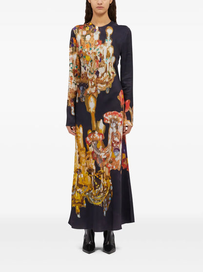 Printed Maxi Dress