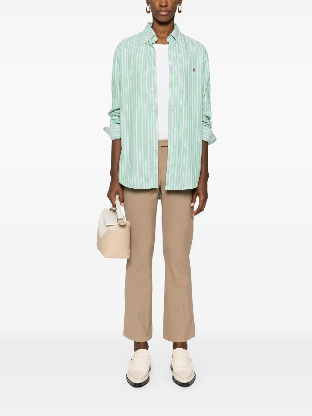 Umanita Twill Cropped Trousers