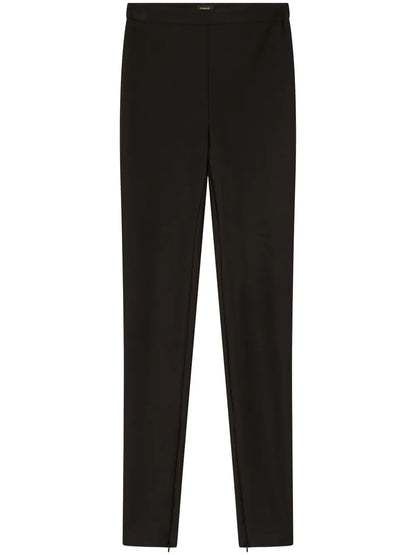 Creased Straight-Leg Trousers