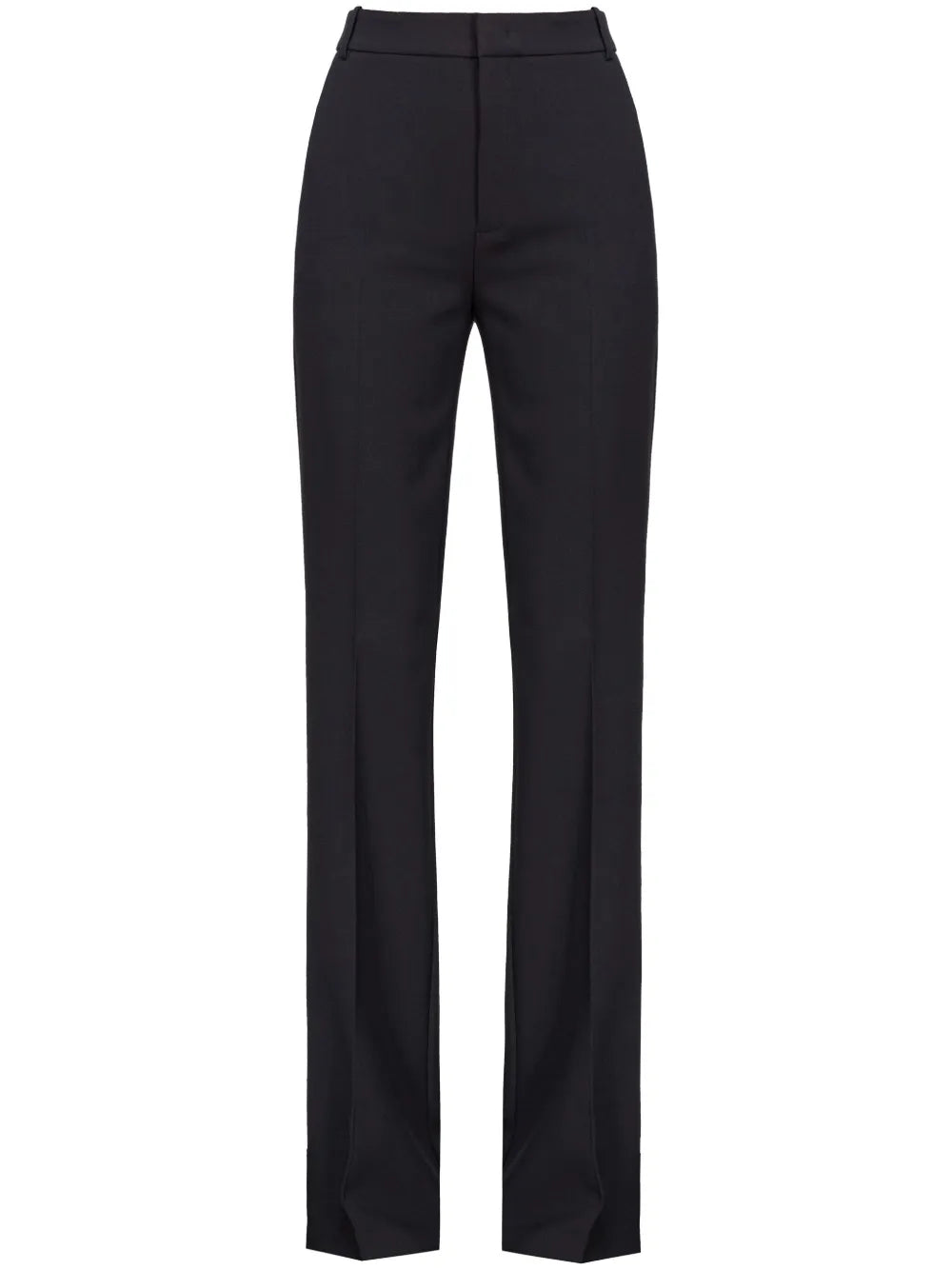 High-Waisted Flared Trousers