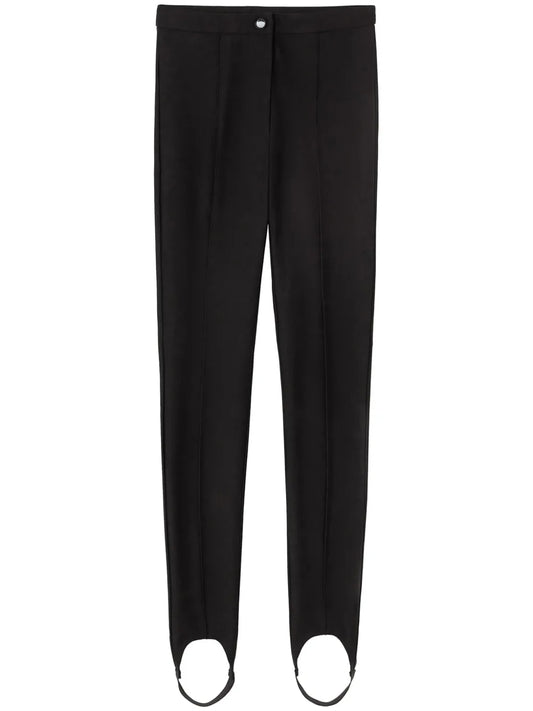 Creased Straight-Leg Trousers