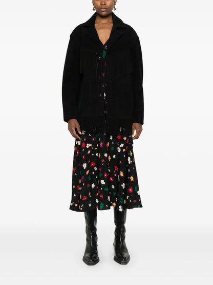 Fringed Suede Jacket