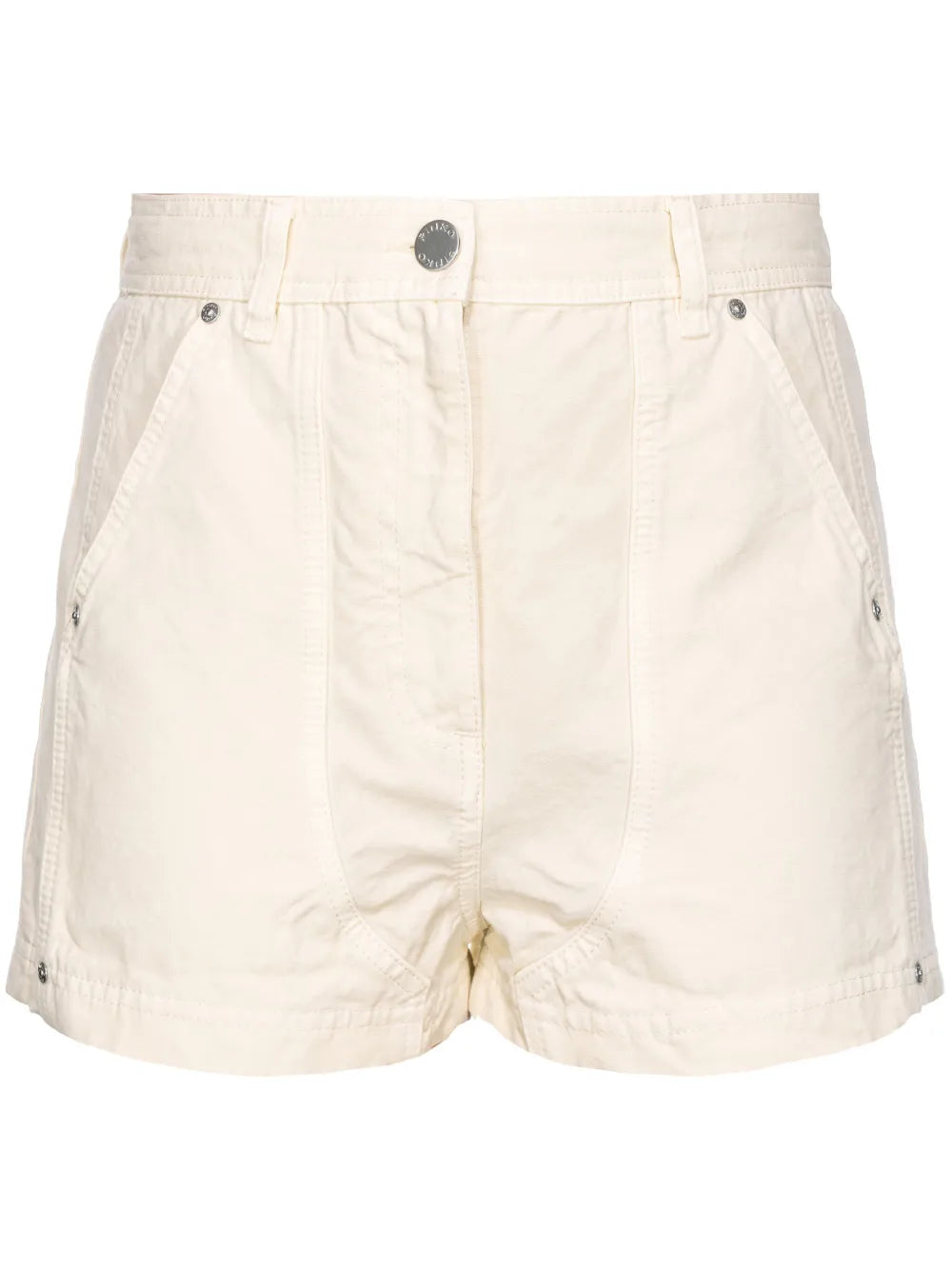 Panelled Cotton Shorts