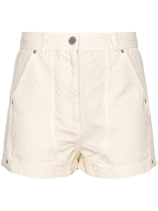 Panelled Cotton Shorts