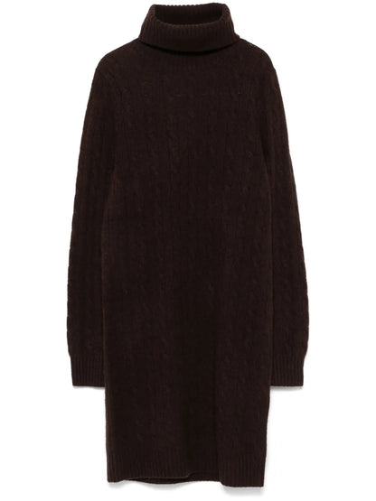 Cable-Knit Mini Dress