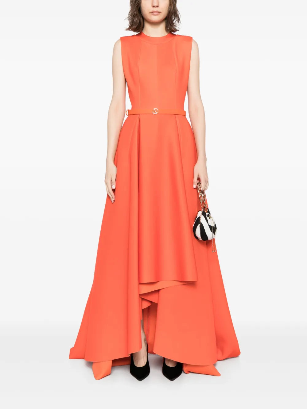 Neoprene High-Low Gown