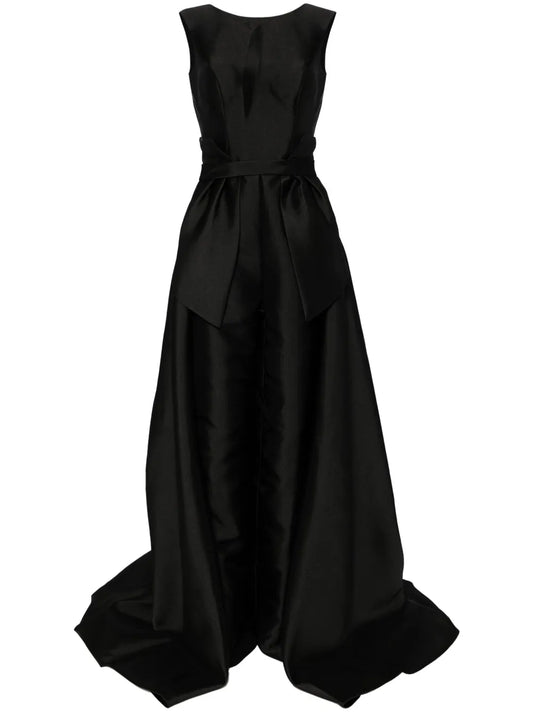Mikado Classic Jumpsuit With Detachable Overskirt