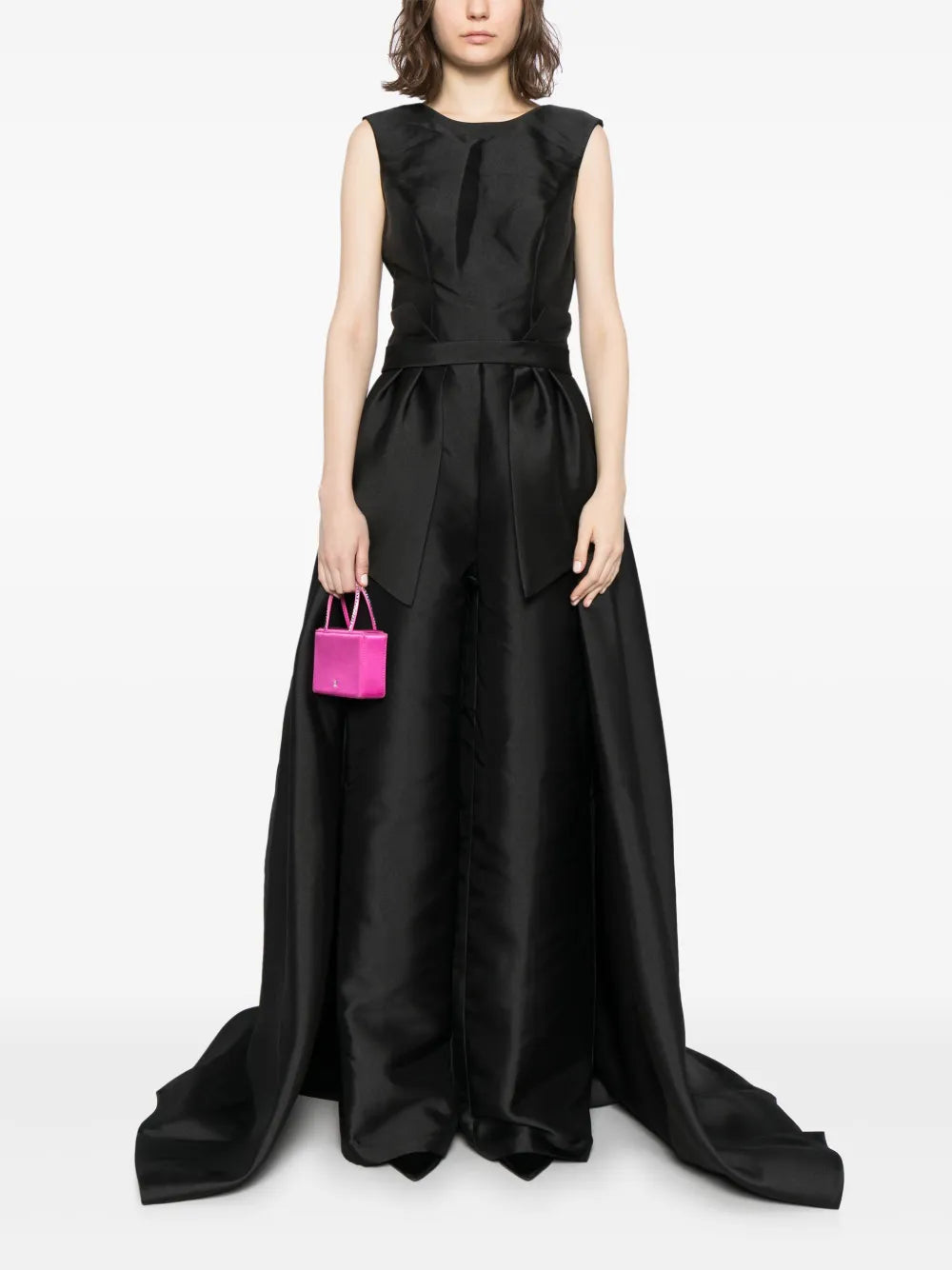 Mikado Classic Jumpsuit With Detachable Overskirt