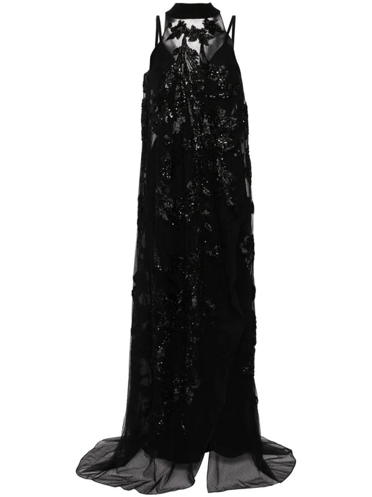Jumpsuit With Beaded Maxi Top