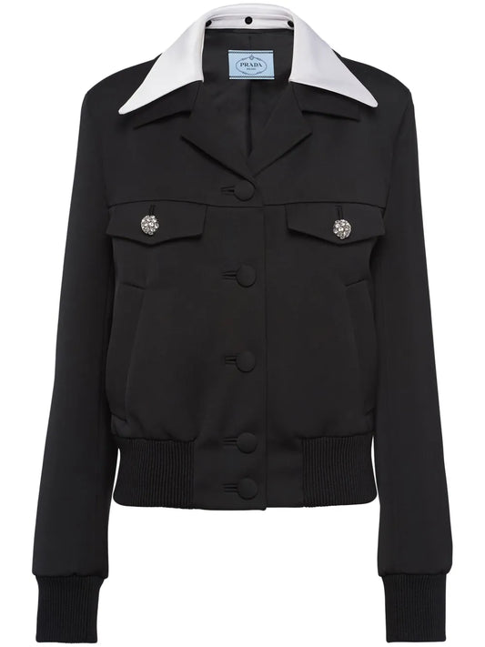Single-Breasted Wool Jacket