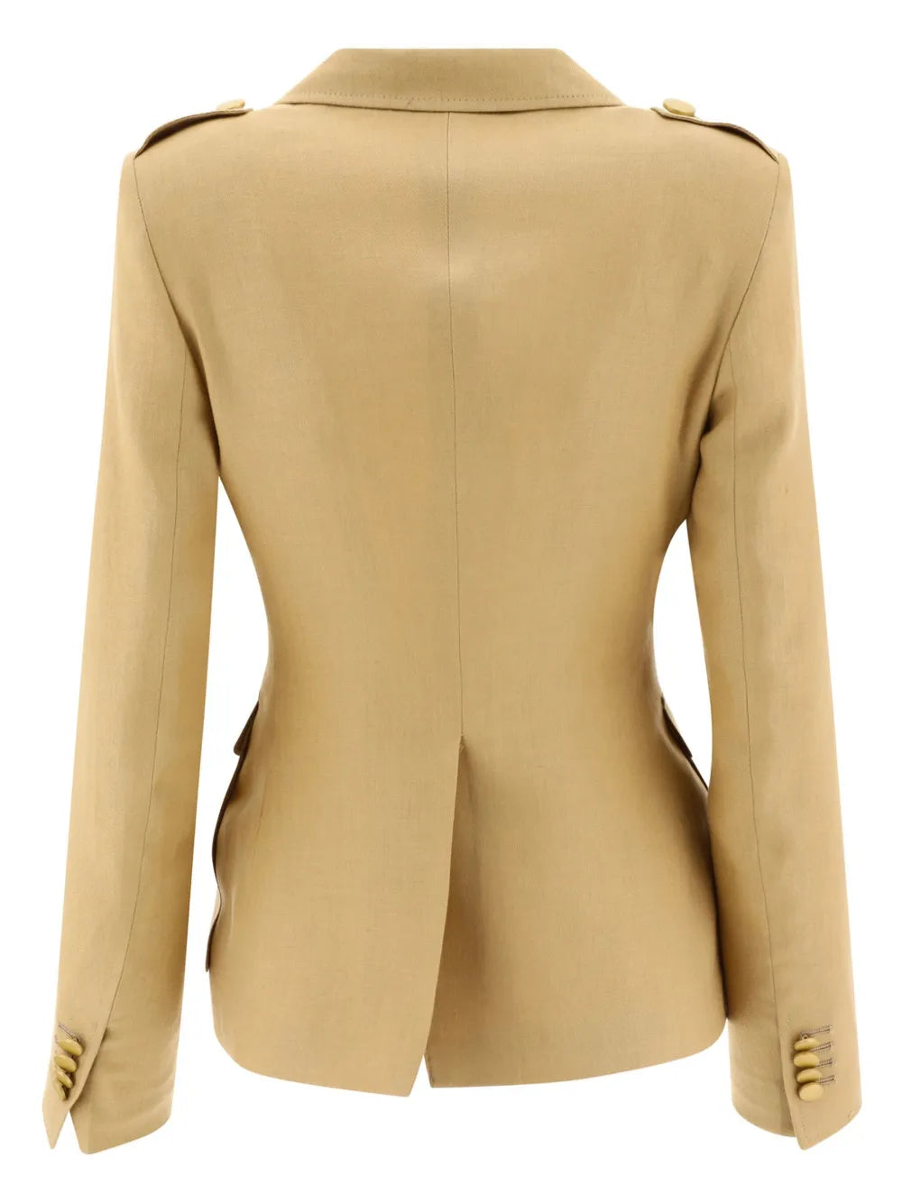 Darlene Double-Breasted Linen Blazer