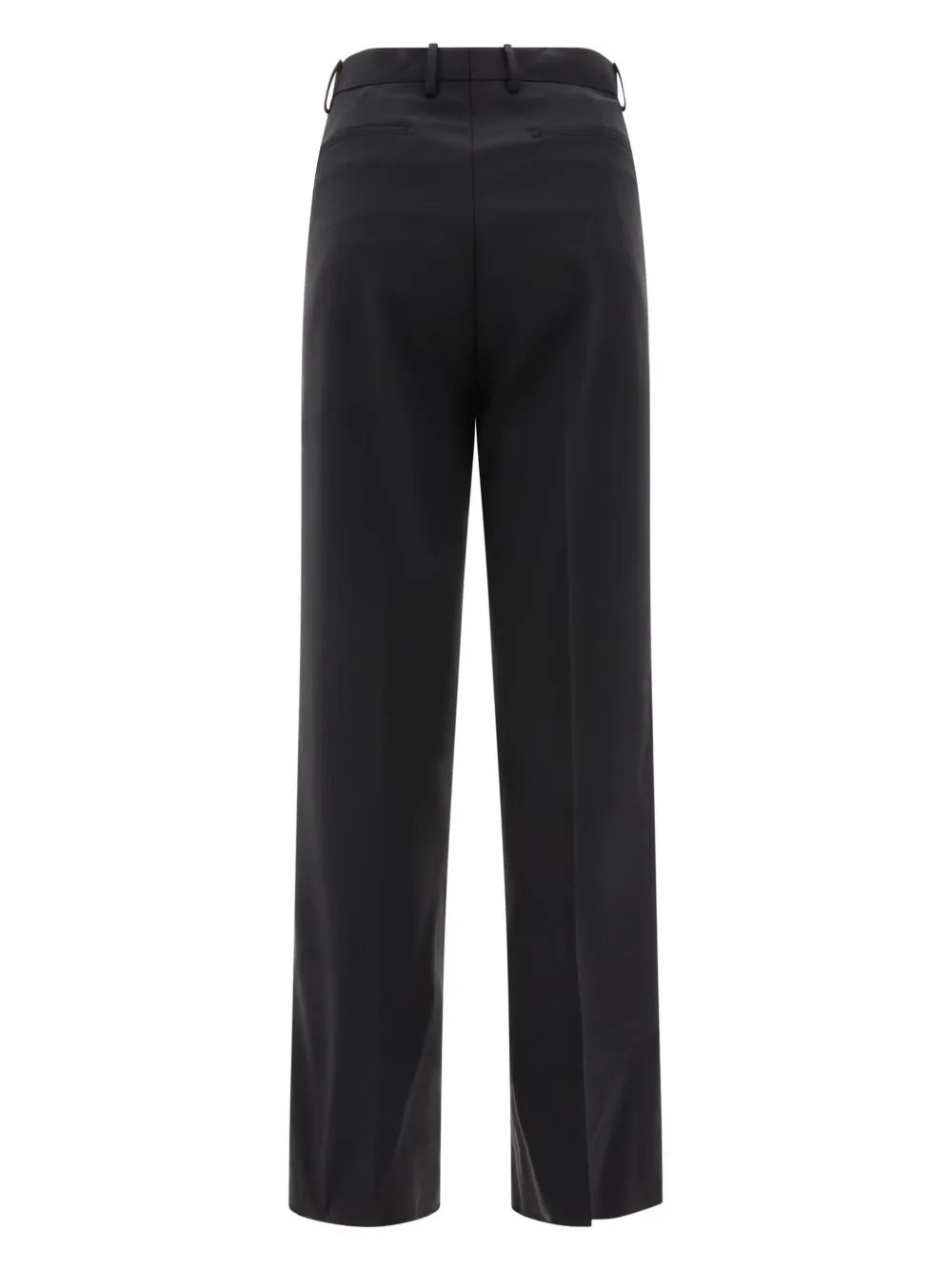 Darted Straight-Leg Trousers