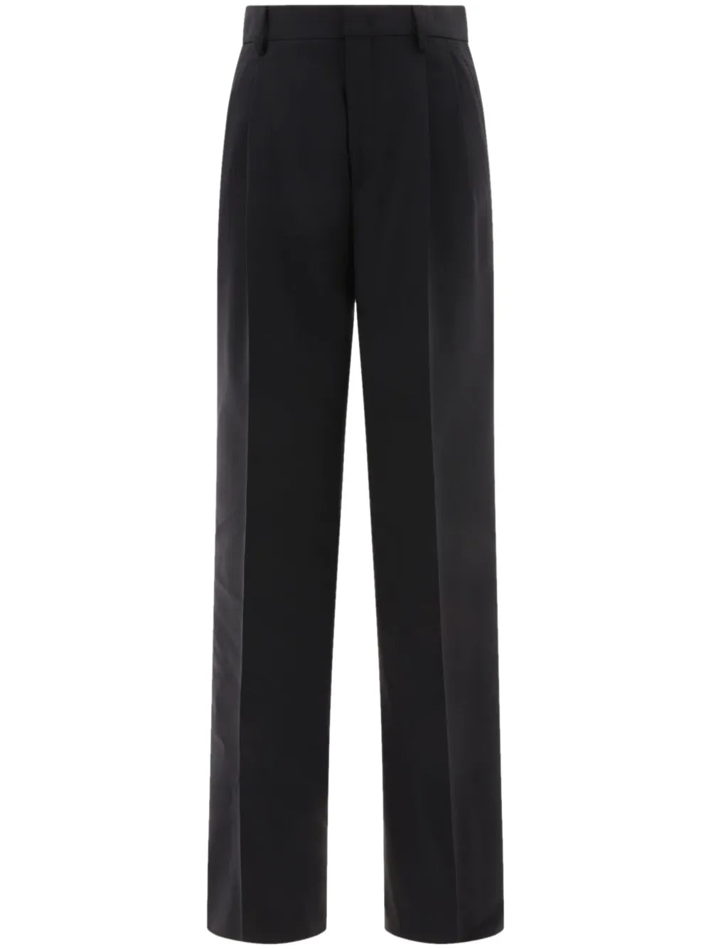 Darted Straight-Leg Trousers
