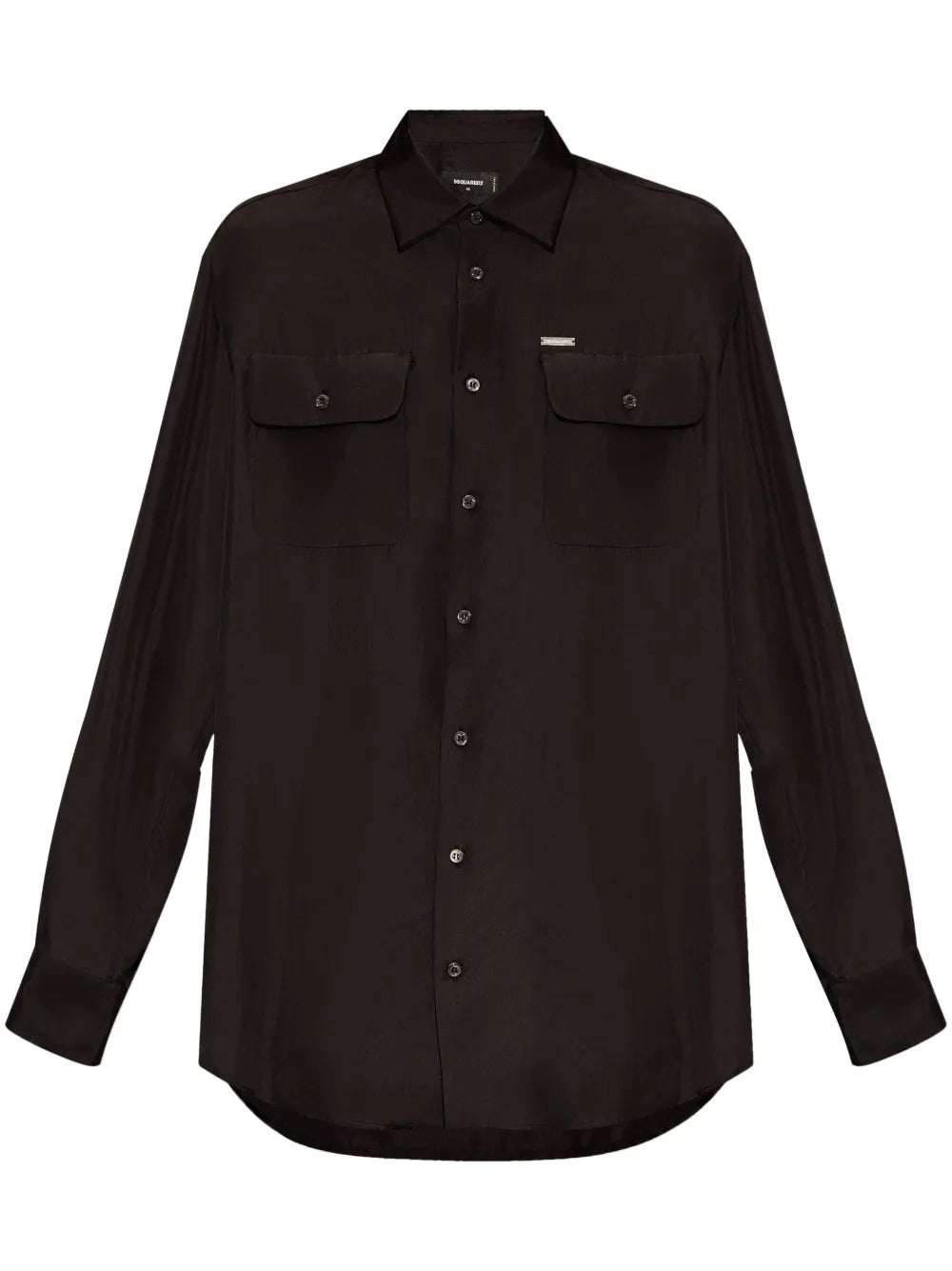 Silk Button Up Shirt