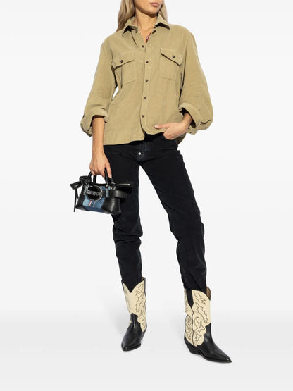 Straight-Leg Corduroy Trousers